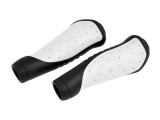 Ручки руля Longus MTB/Trekking, двух-компонент, черно/белые 38225
